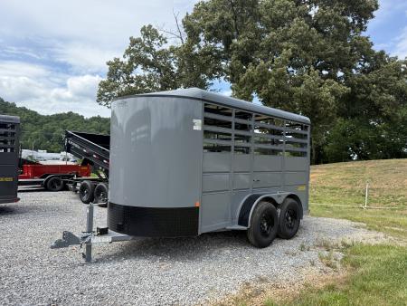 New 2026 Delta Trailers 500ES 14' Stock / Stock Combo Trailer