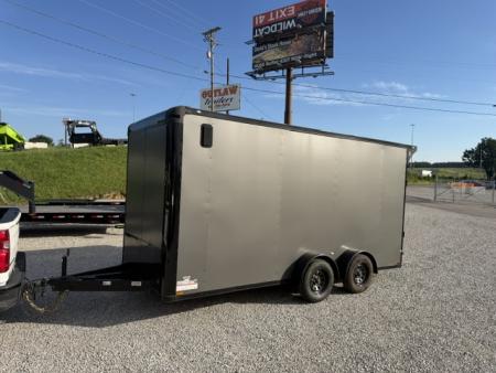 New Spartan 7x16 7k Torsion Spread W/ Wing Charcoal/B/O- 7' 6  Interior Height