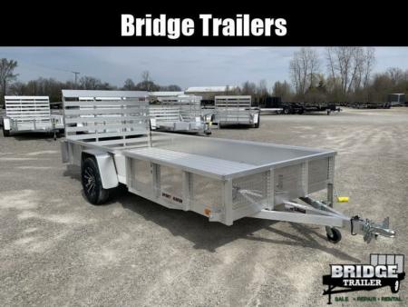 New 2026 Sport Haven AUT614DS (6' X 14') 2.9K Aluminum Utility Trailer
