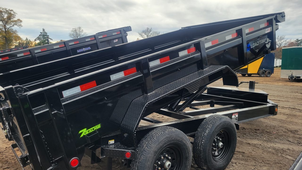 New 2026 Load Trail 83X14 2FT WALL 7G STEEL14K Dump Trailer