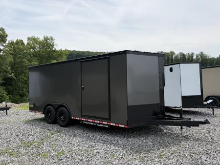New 2026 Covered Wagon Trailers 8.5X18 TA5 POLY B/O HEAVY RAMP Cargo / Enclosed Trailer