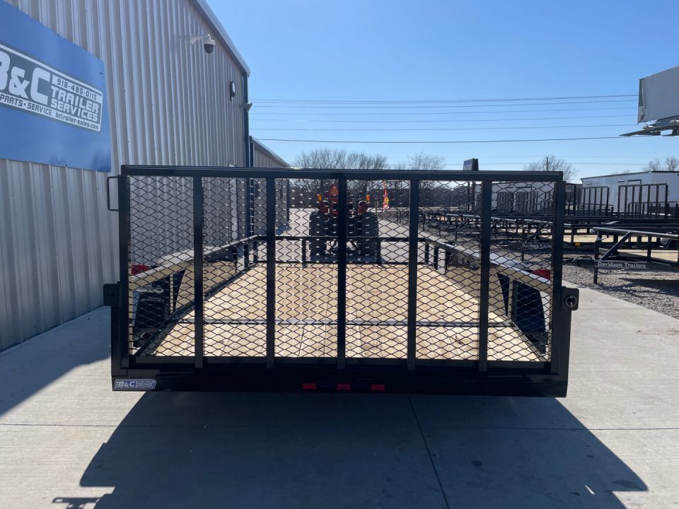 New 2026 DAVIIDSON 77X12 (2) TANDEM 3500lb AXLES, ANGLE TOP DOVETAIL 36"GATE UTILITY TRAILER