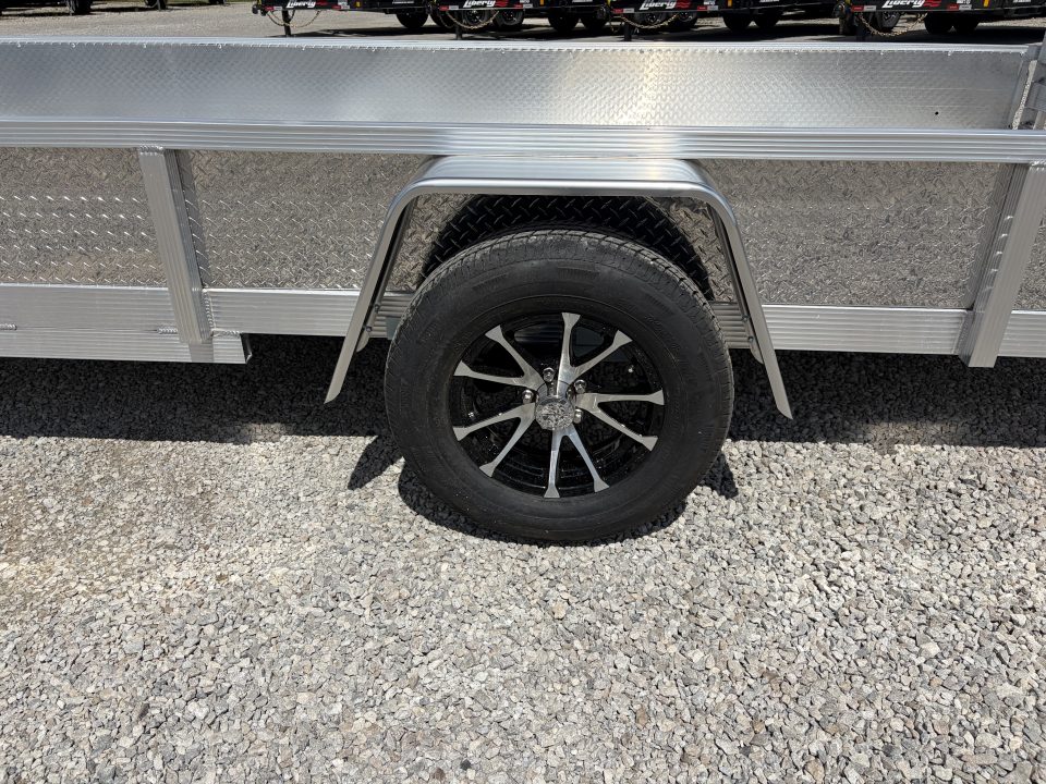 New 2026 Sport Haven AUT 614DS-F (6' X 14') 2.9K Utility Trailer w/ Bi-Fold Gate
