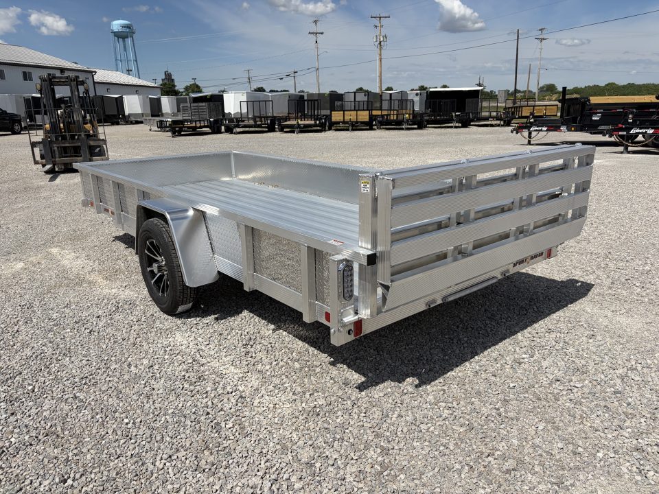 New 2026 Sport Haven AUT 614DS-F (6' X 14') 2.9K Utility Trailer w/ Bi-Fold Gate