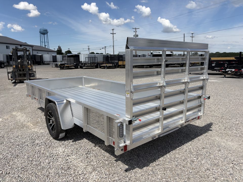 New 2026 Sport Haven AUT 614DS-F (6' X 14') 2.9K Utility Trailer w/ Bi-Fold Gate