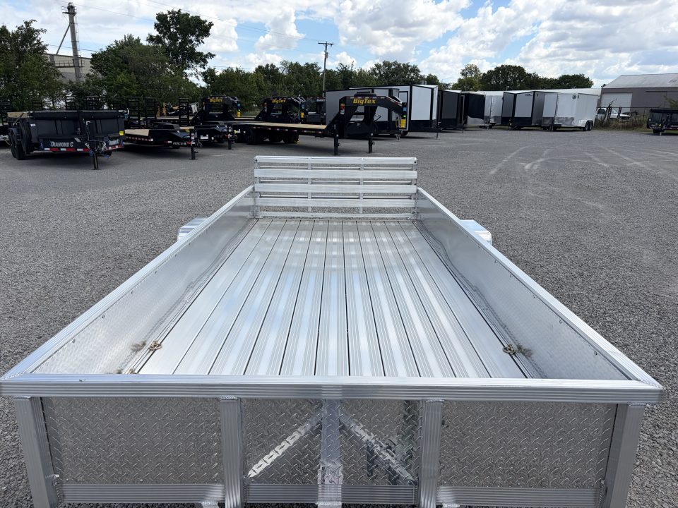 New 2026 Sport Haven AUT 614DS-F (6' X 14') 2.9K Utility Trailer w/ Bi-Fold Gate