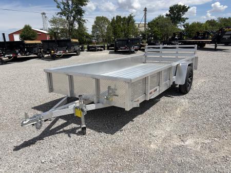 New 2026 Sport Haven AUT 614DS-F (6' X 14') 2.9K Utility Trailer w/ Bi-Fold Gate