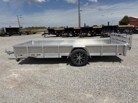 New 2026 Sport Haven AUT 614DS-F (6' X 14') 2.9K Utility Trailer w/ Bi-Fold Gate