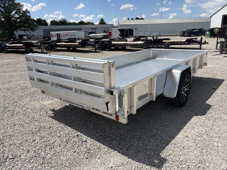 New 2026 Sport Haven AUT 614DS-F (6' X 14') 2.9K Utility Trailer w/ Bi-Fold Gate
