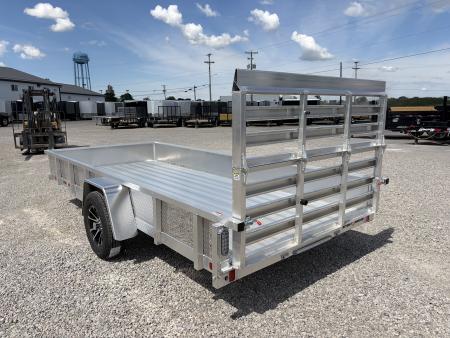 New 2026 Sport Haven AUT 614DS-F (6' X 14') 2.9K Utility Trailer w/ Bi-Fold Gate