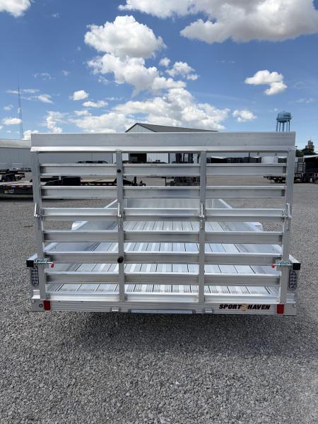 New 2026 Sport Haven AUT 614DS-F (6' X 14') 2.9K Utility Trailer w/ Bi-Fold Gate