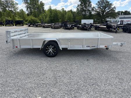 New 2026 Sport Haven AUT 614DS-F (6' X 14') 2.9K Utility Trailer w/ Bi-Fold Gate