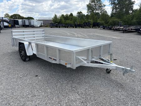 New 2026 Sport Haven AUT 614DS-F (6' X 14') 2.9K Utility Trailer w/ Bi-Fold Gate