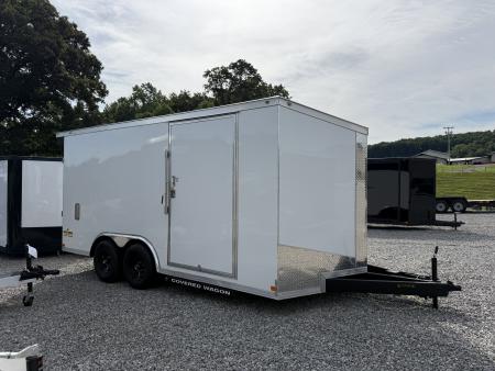 New 2026 Covered Wagon Trailers 8.5X16 TA3 STP BAR LOCK 7'SPOILER E-TR Cargo / Enclosed Trailer