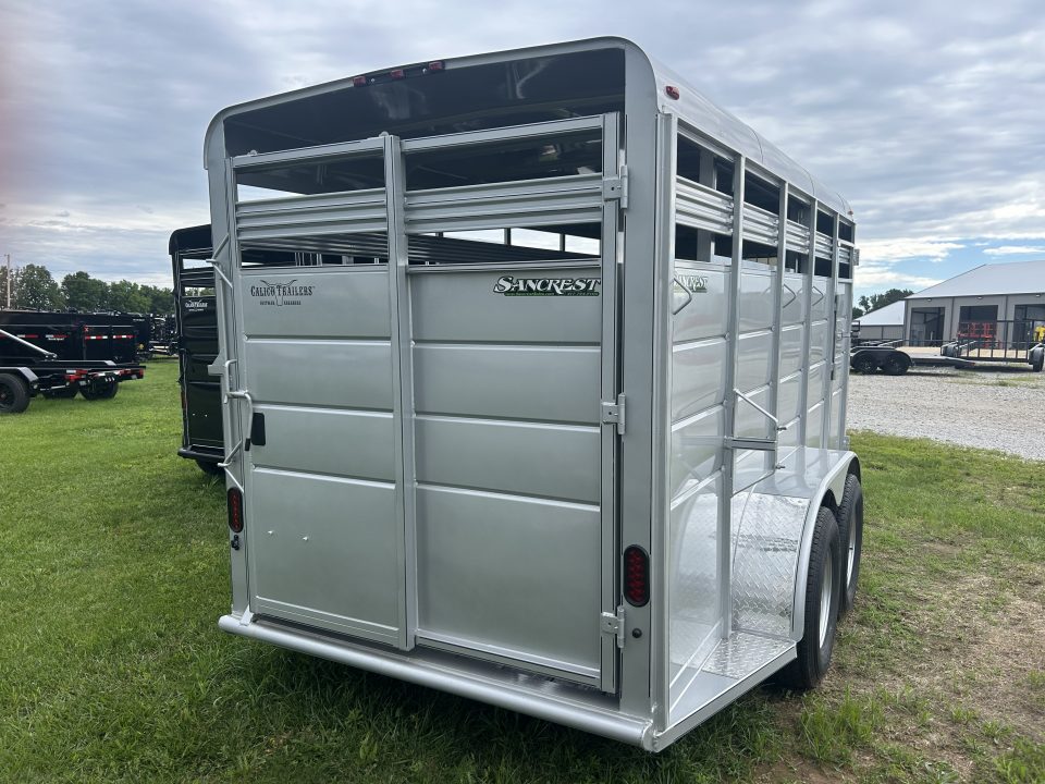 New 2026 Calico Trailers 16' BUMPER STOCK Stock / Stock Combo Trailer