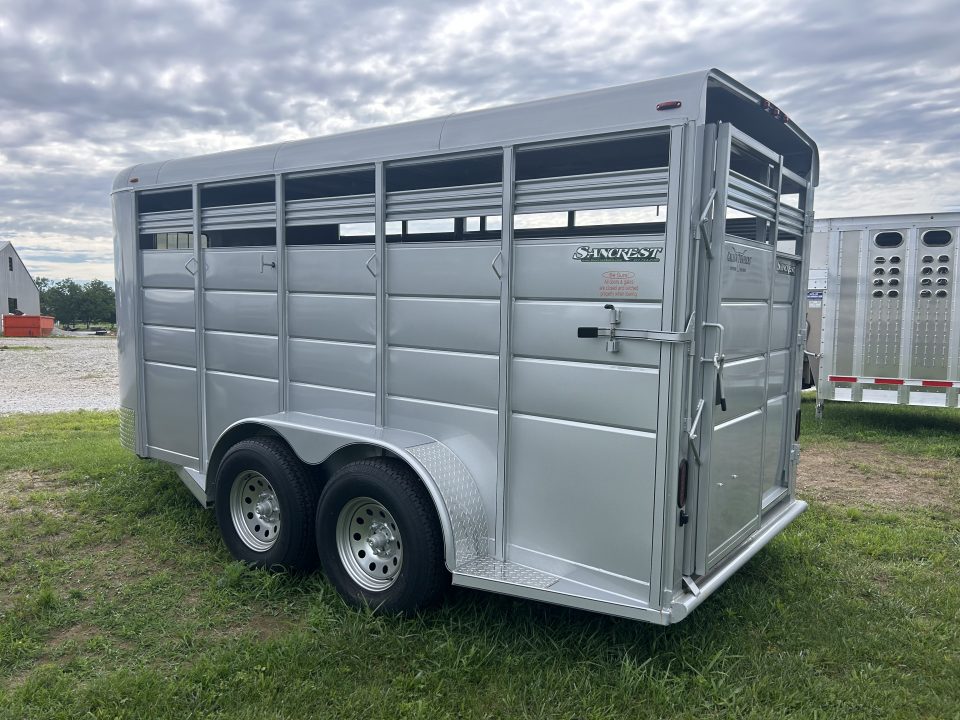 New 2026 Calico Trailers 16' BUMPER STOCK Stock / Stock Combo Trailer