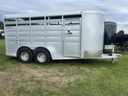 New 2026 Calico Trailers 16' BUMPER STOCK Stock / Stock Combo Trailer