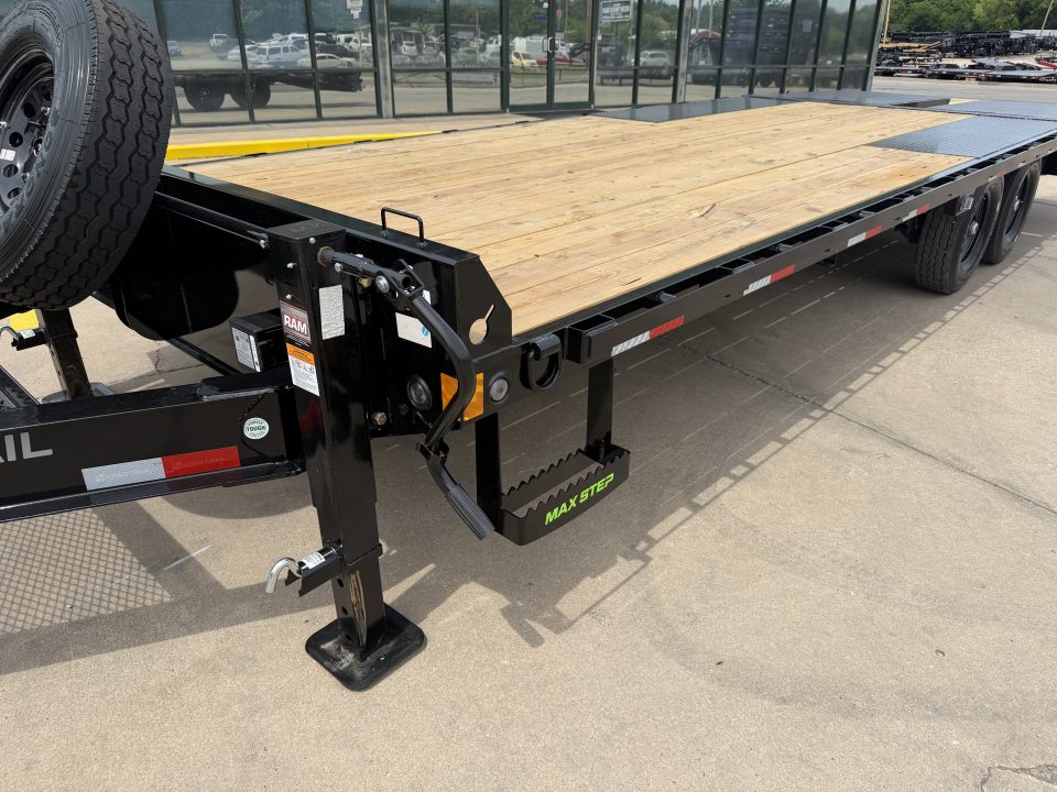 New #387116 2026 LOAD TRAIL PS 24 X 102 TANDEM AXLE BUMPER PULL 14K DECK OVER W/ MAX RAMPS & 14 PLY TIRES