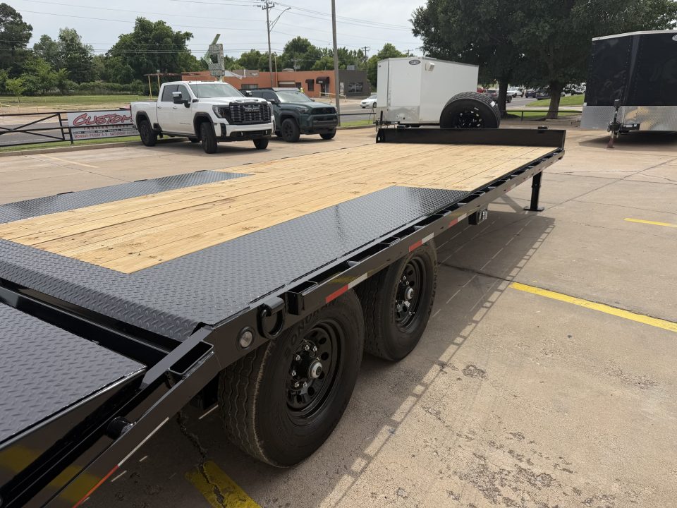 New #387116 2026 LOAD TRAIL PS 24 X 102 TANDEM AXLE BUMPER PULL 14K DECK OVER W/ MAX RAMPS & 14 PLY TIRES