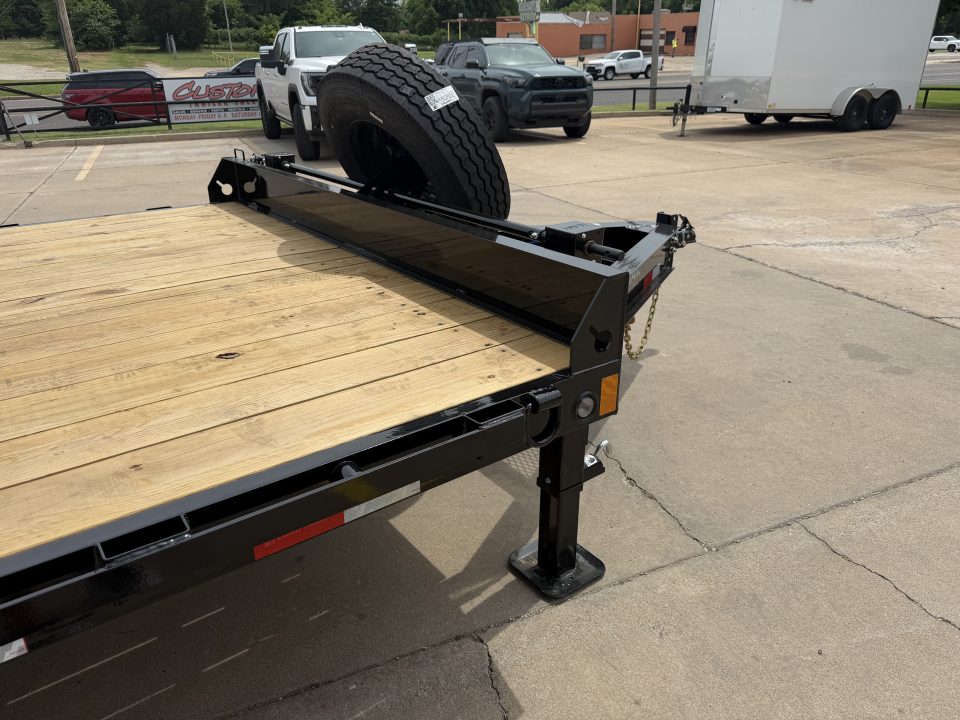 New #387116 2026 LOAD TRAIL PS 24 X 102 TANDEM AXLE BUMPER PULL 14K DECK OVER W/ MAX RAMPS & 14 PLY TIRES