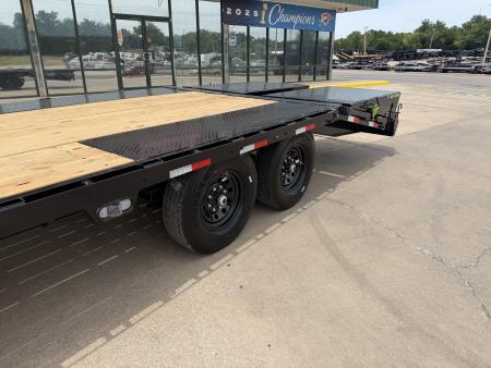 New #387116 2026 LOAD TRAIL PS 24 X 102 TANDEM AXLE BUMPER PULL 14K DECK OVER W/ MAX RAMPS & 14 PLY TIRES