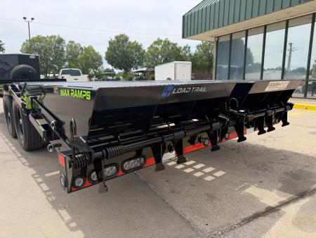 New #387116 2026 LOAD TRAIL PS 24 X 102 TANDEM AXLE BUMPER PULL 14K DECK OVER W/ MAX RAMPS & 14 PLY TIRES