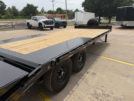 New #387116 2026 LOAD TRAIL PS 24 X 102 TANDEM AXLE BUMPER PULL 14K DECK OVER W/ MAX RAMPS & 14 PLY TIRES