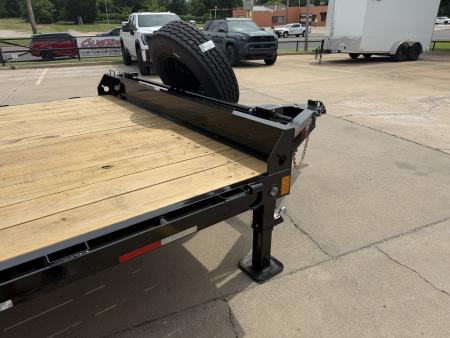 New #387116 2026 LOAD TRAIL PS 24 X 102 TANDEM AXLE BUMPER PULL 14K DECK OVER W/ MAX RAMPS & 14 PLY TIRES
