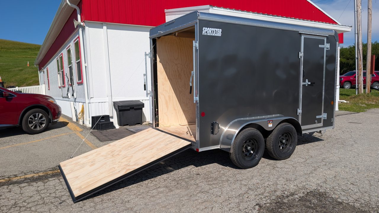 New 2026 Car Mate 6x12 HD Sportster Cargo w/ Ramp (6" Add'l Height)