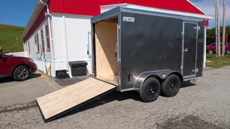 New 2026 Car Mate 6x12 HD Sportster Cargo w/ Ramp (6  Add'l Height)
