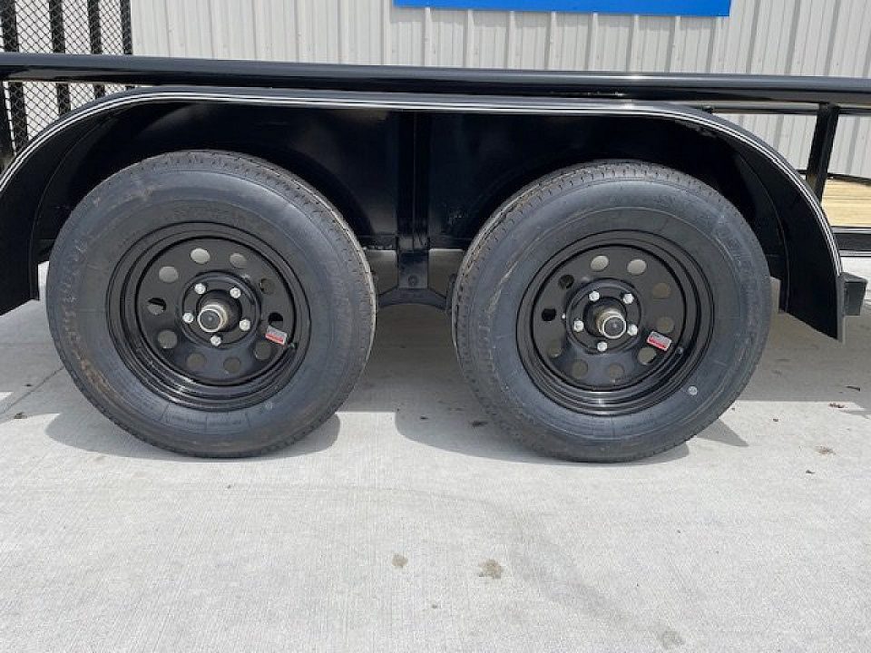 New 2026 DAVIDSON 83X12 (2)TANDEM AXLE PIPE TOP UTILITY W/36" GATE, DOVETAIL