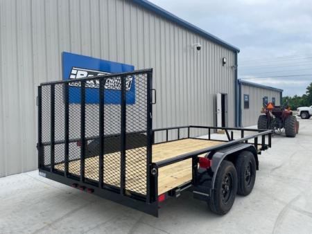 New 2026 DAVIDSON 83X14 (2)TANDEM AXLES, PIPE TOP 4' GATE UTILITY