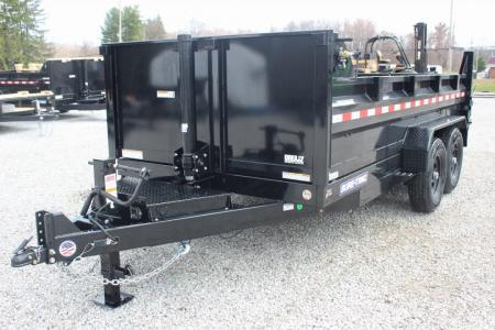 New 2026 Sure-Trac 7' x 14' Hydraulic Dump Trailer - Telescopic Ram - 14000# GVW