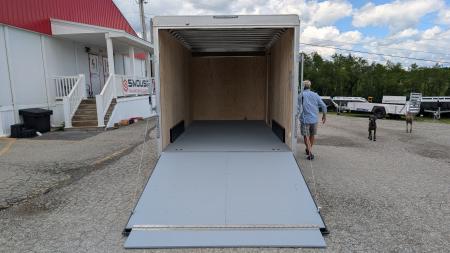 New 2026 Car Mate 7.5 x 16 HD Custom Cargo Trailer w/ Ramp Door ( 84" INSIDE!!)