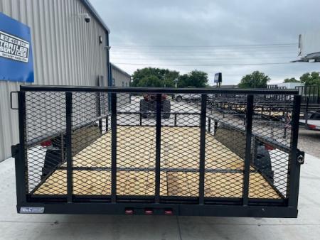 New 2026 DAVIDSON 83X14 (2)TANDEM AXLE PIPE TOP UTILITY W/36" GATE, DOVETAIL