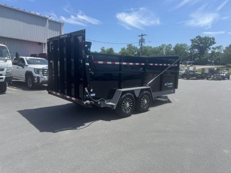 New 2027 BWISE DUT16-15 Dump Trailer *BLACK W/ HTONE GRAY *ULTIMATE DUMP