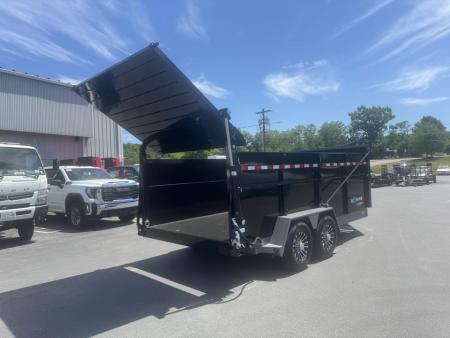 New 2027 BWISE DUT16-15 Dump Trailer *BLACK W/ HTONE GRAY *ULTIMATE DUMP