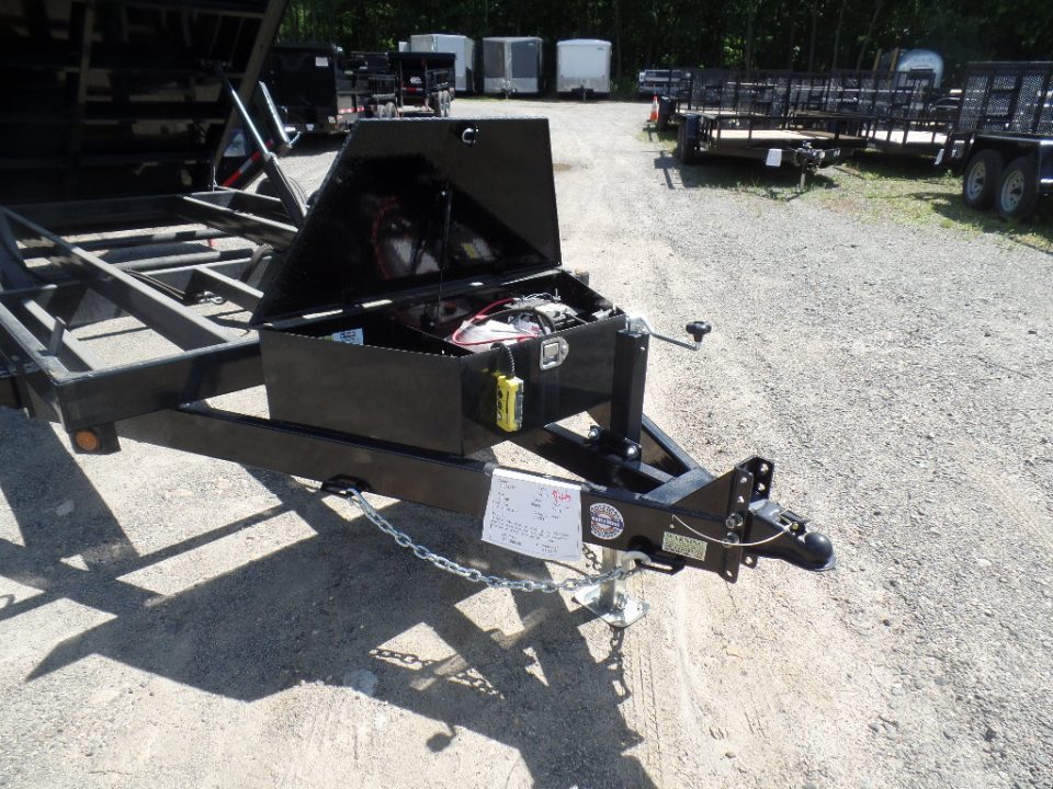 New 2027 Quality Steel and Aluminum 7x16 with 2 ft. high sides Dump Trailer
