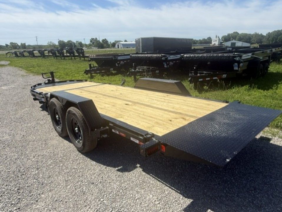 New 2026 Liberty 20' Tilt Trailer 8" I BEAM 15.4K (16' tilt +4' stationary) Tilt Trailer