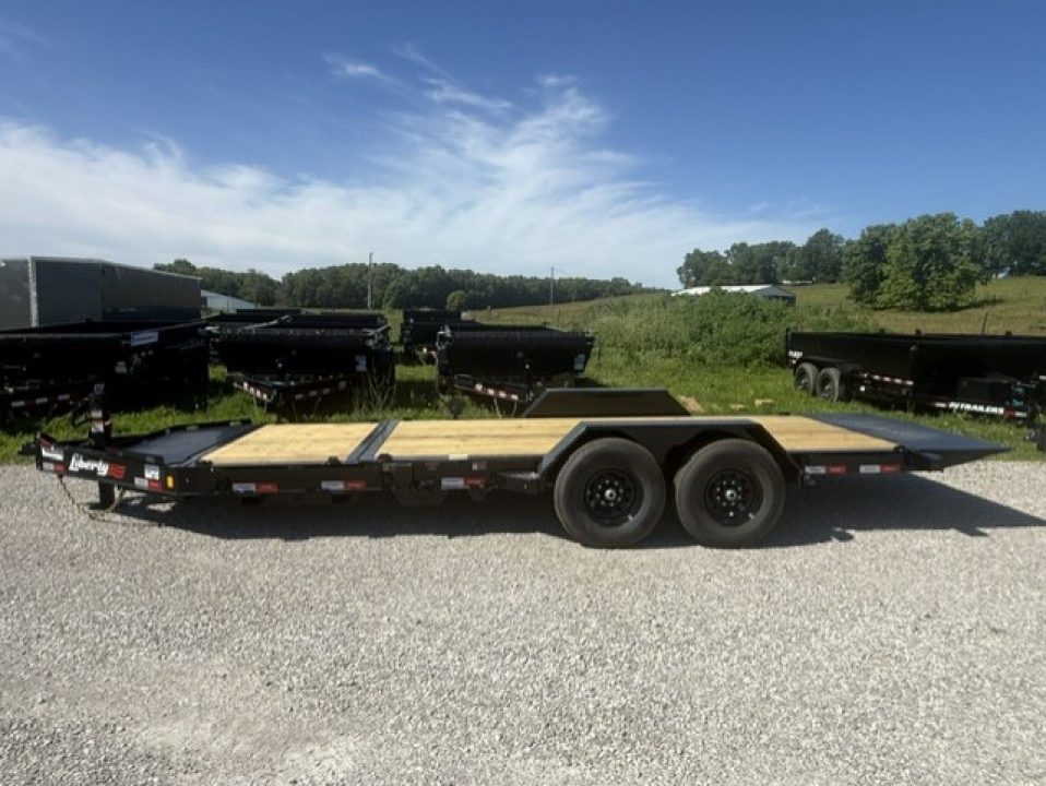 New 2026 Liberty 20' Tilt Trailer 8" I BEAM 15.4K (16' tilt +4' stationary) Tilt Trailer