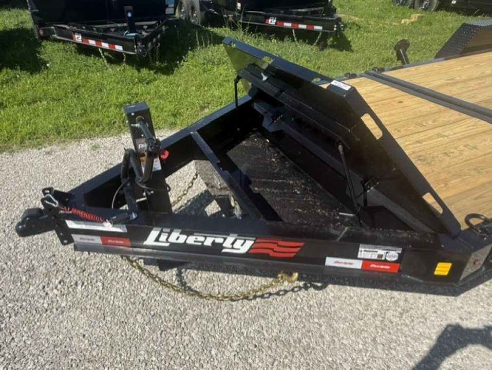 New 2026 Liberty 20' Tilt Trailer 8" I BEAM 15.4K (16' tilt +4' stationary) Tilt Trailer