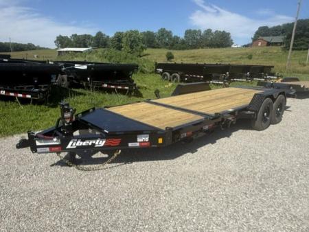 New 2026 Liberty 20' Tilt Trailer 8" I BEAM 15.4K (16' tilt +4' stationary) Tilt Trailer