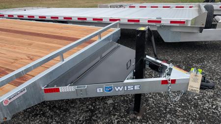 New 2026 BWise 20+4 HD GALVANIZED Deckover Tagalong w/ Stand Up Ramps