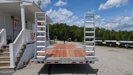New 2026 BWise 20+4 HD GALVANIZED Deckover Tagalong w/ Stand Up Ramps