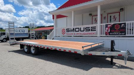 New 2026 BWise 20+4 HD GALVANIZED Deckover Tagalong w/ Stand Up Ramps