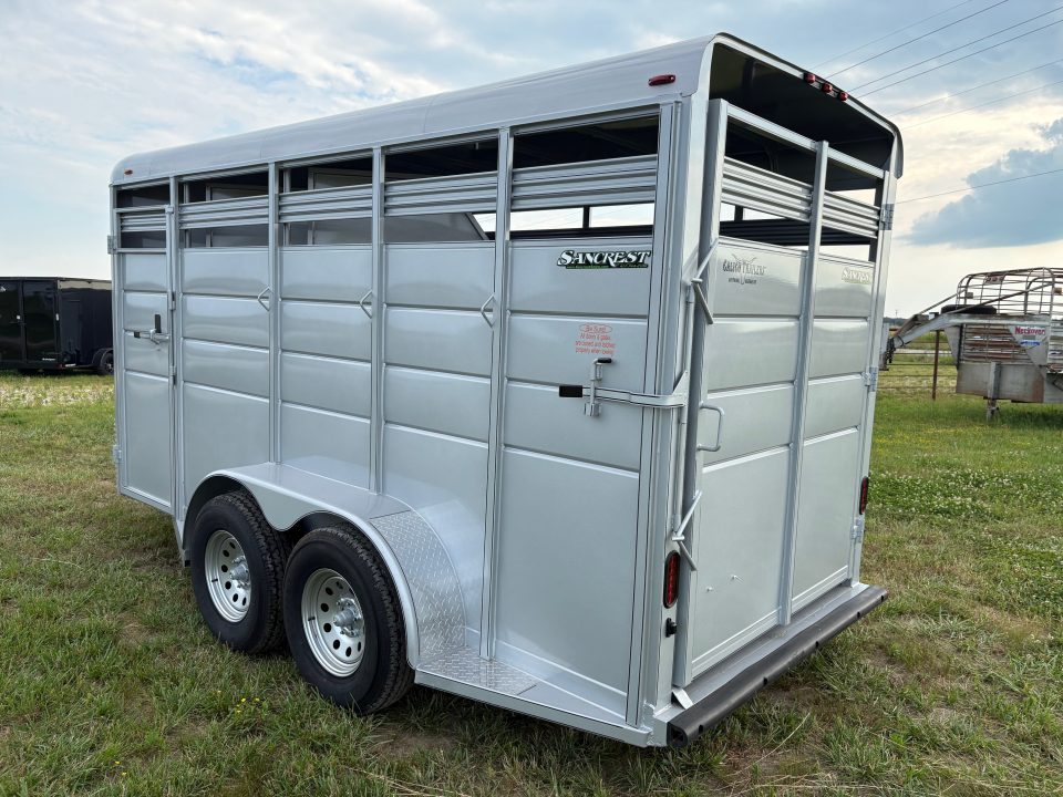 New 2026 Calico Trailers Tandem 7K 3-Horse Stock / Stock Combo Trailer
