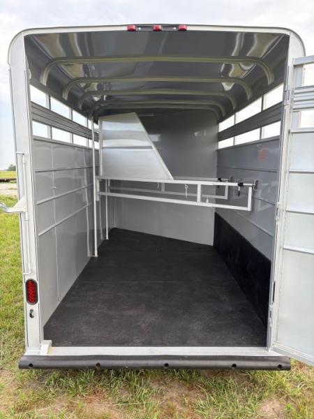 New 2026 Calico Trailers Tandem 7K 3-Horse Stock / Stock Combo Trailer