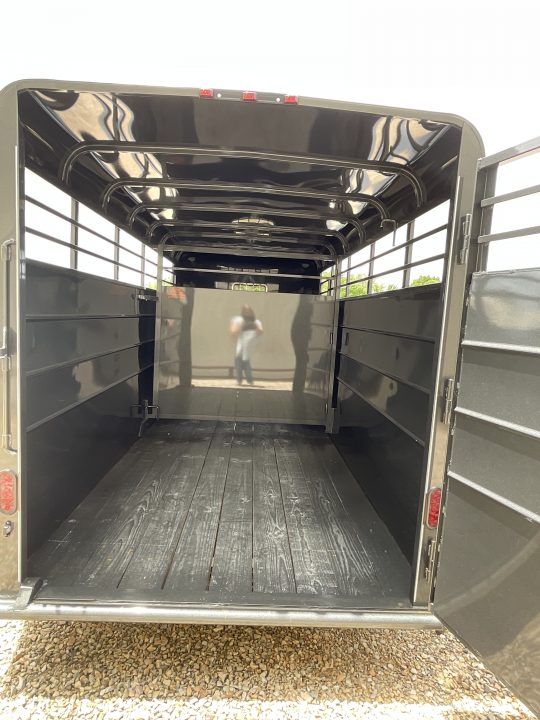 New 2026 Calico Trailers 6 ft x 16 ft Bumper Pull Stock Trailer Stock / Stock Combo Trailer