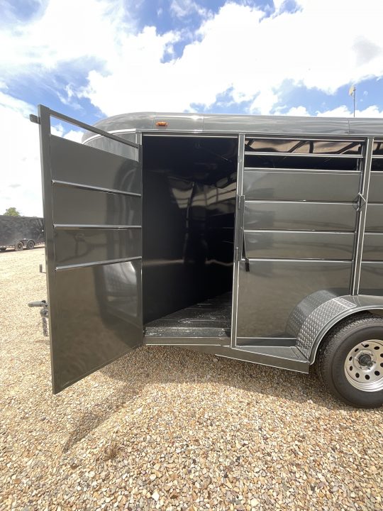 New 2026 Calico Trailers 6 ft X 16 in Bumper Pull 3 Horse Slant Stock / Stock Combo Trailer