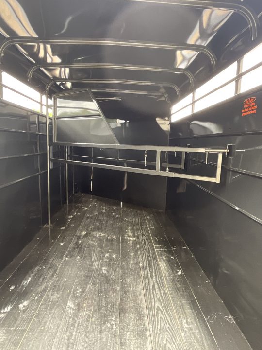 New 2026 Calico Trailers 6 ft X 16 in Bumper Pull 3 Horse Slant Stock / Stock Combo Trailer